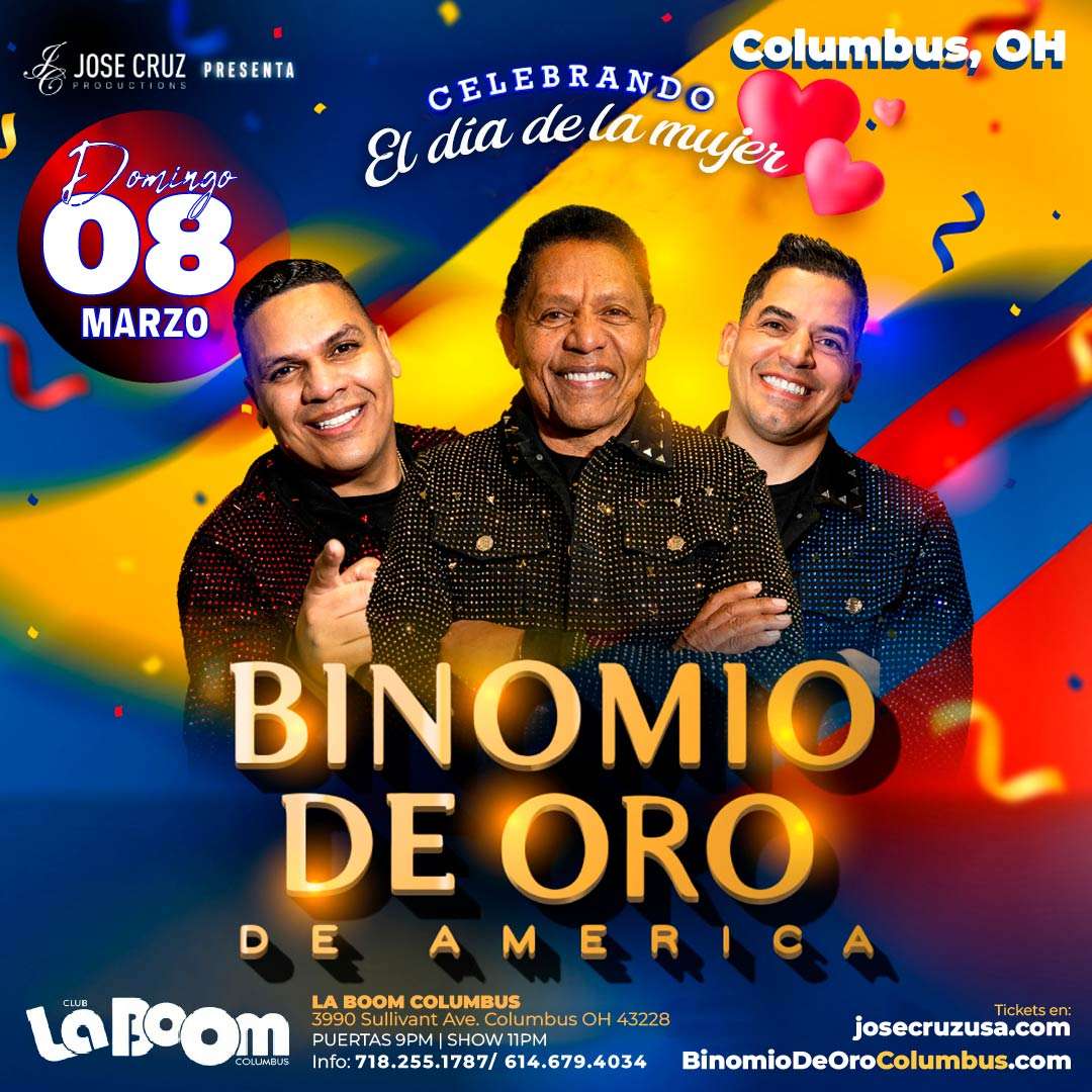 Binomio de Oro EN CONCIERTO -  Columbus, OH at La Boom Columbus - Columbus - Mar 08, 2026