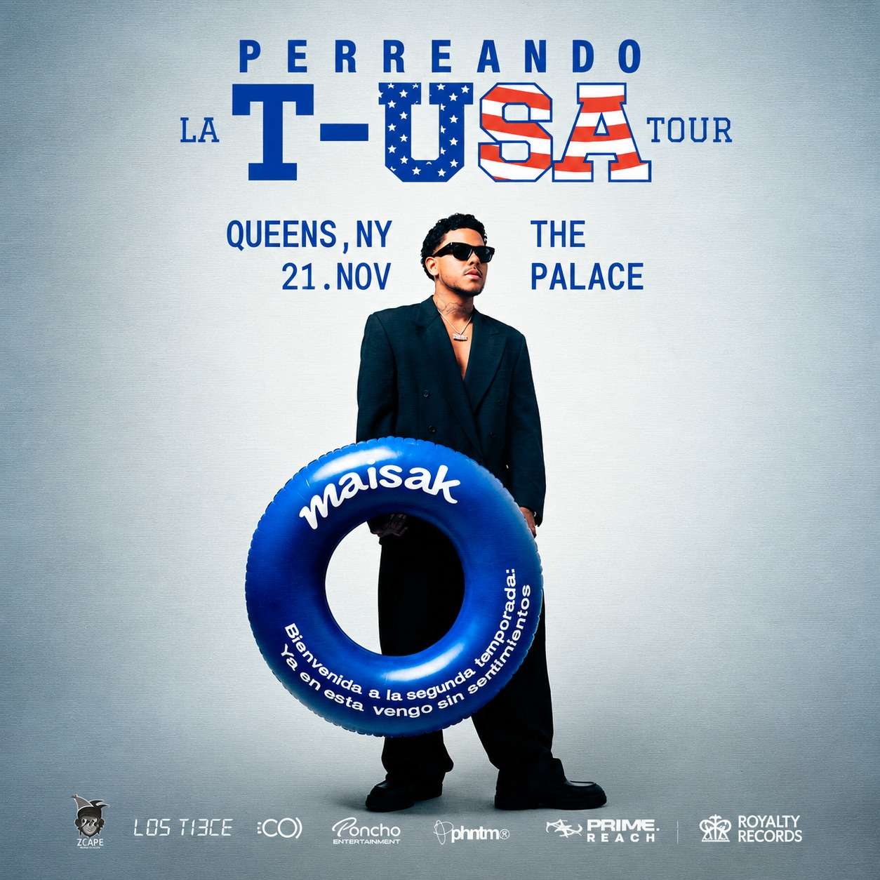 Maisak en concierto en New York at The Palace NY - Queens - Nov 21, 2026