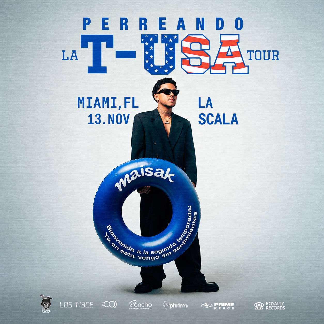 Maisak en concierto en Miami at La Scala de Miami - Miami - Nov 13, 2026