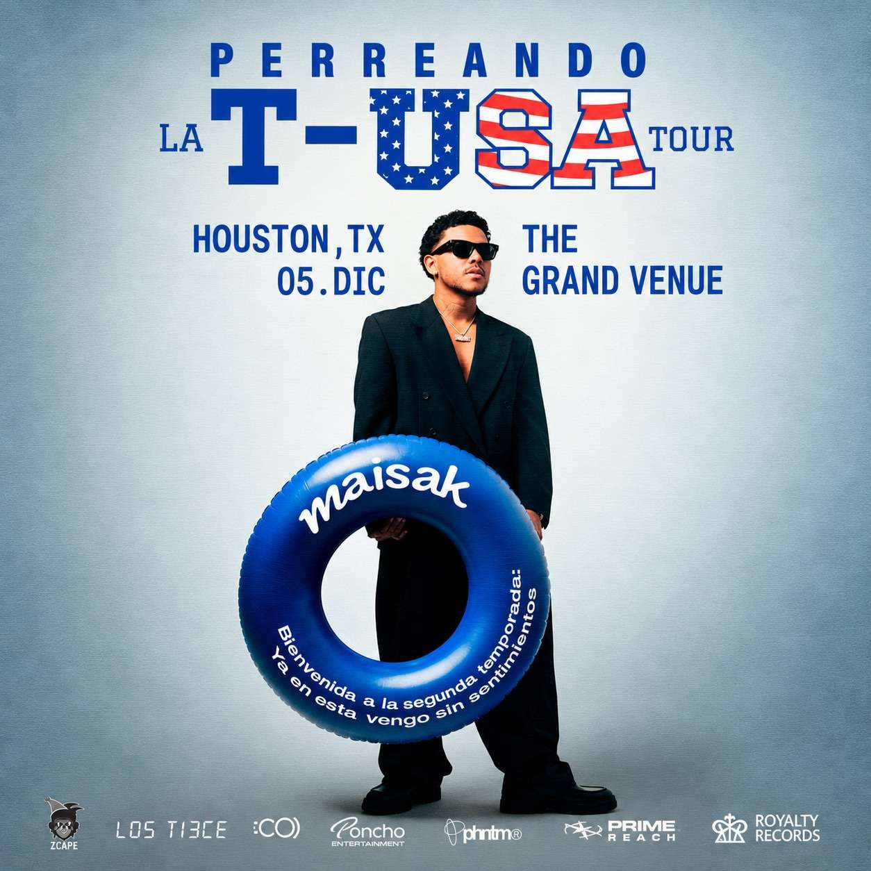 Maisak en concierto en Houston at The Grand Venue Event Center - Katy - Dec 05, 2026