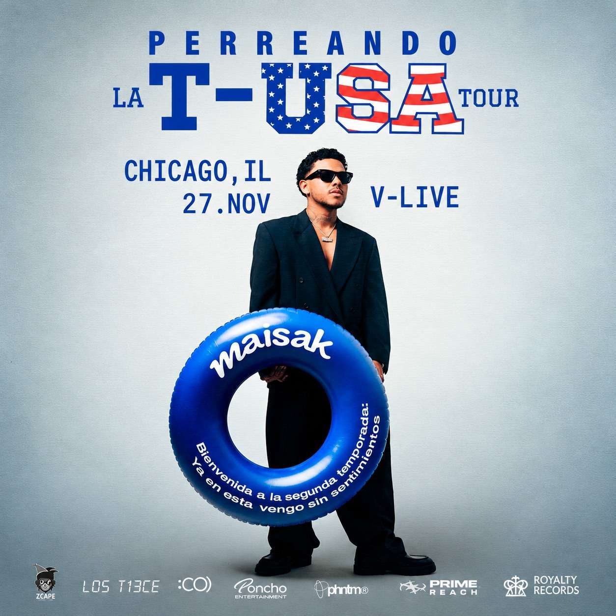 Maisak en concierto en Chicago at V Live Chicago - Chicago - Nov 27, 2026