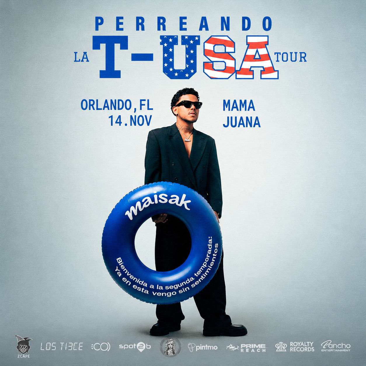 Maisak en Concierto en Orlando at Mamajuana Lounge & Bar - Orlando - Nov 14, 2026