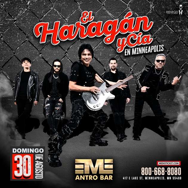 El Haragan y Cia en Minneapolis at EME Antro Bar - Minneapolis - Aug 30, 2026
