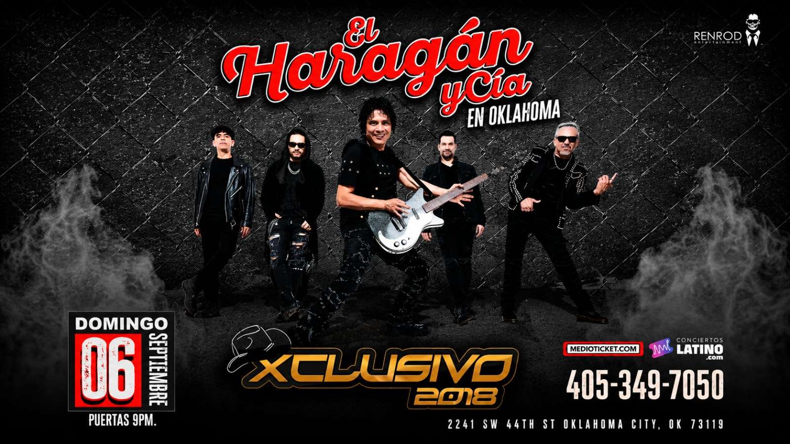 El Haragan y Cia en Oklahoma at Xclusivo 2018 - Oklahoma City - Sep 06, 2026