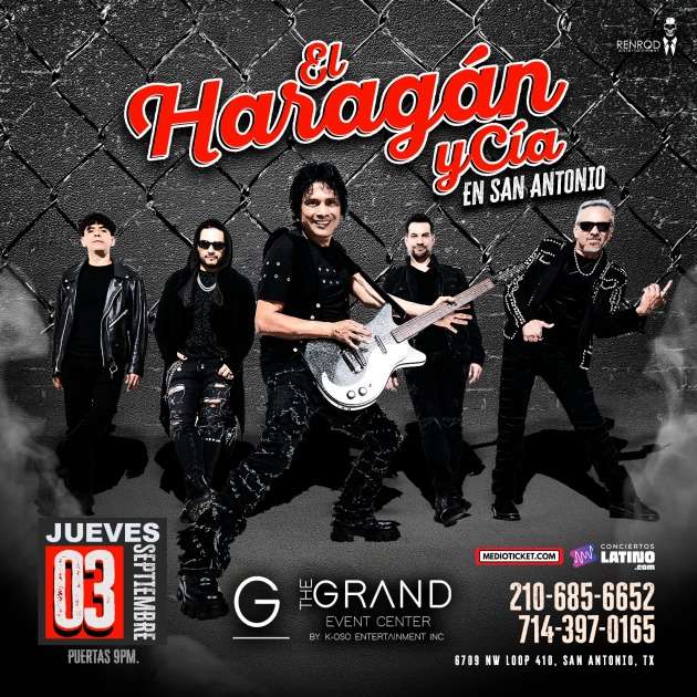 El Haragan y Cia en San Antonio at The Grand Event Center - San Antonio - Sep 03, 2026