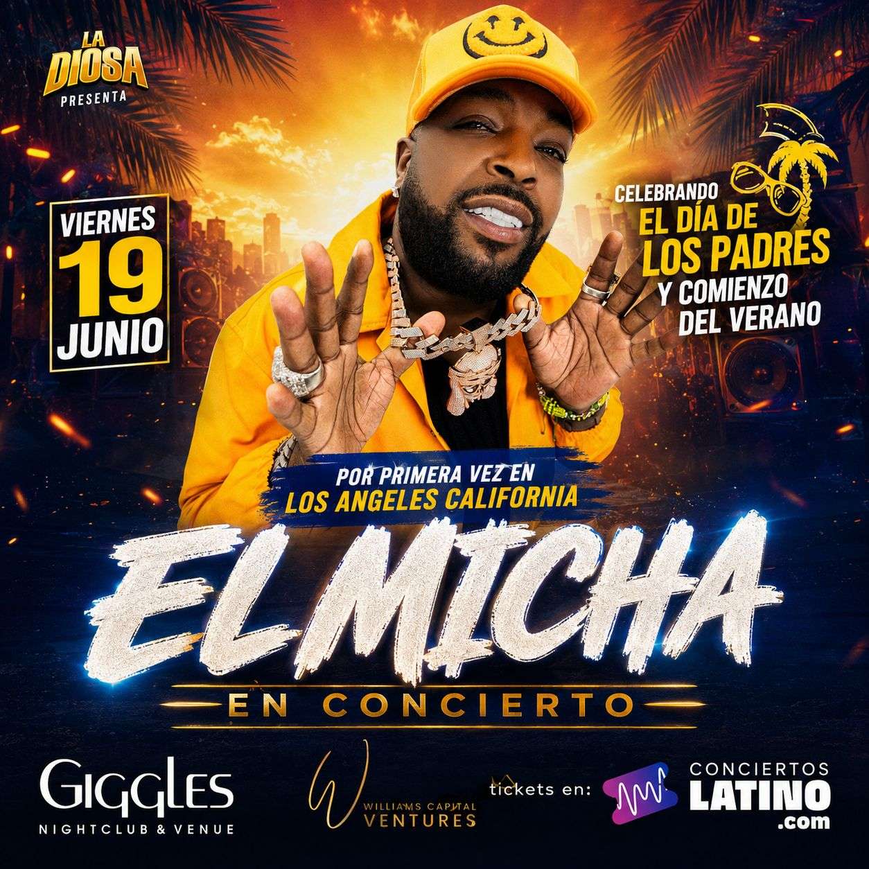 El Micha en Los Angeles at Giggles Night Club - Glendale - Jun 19, 2026