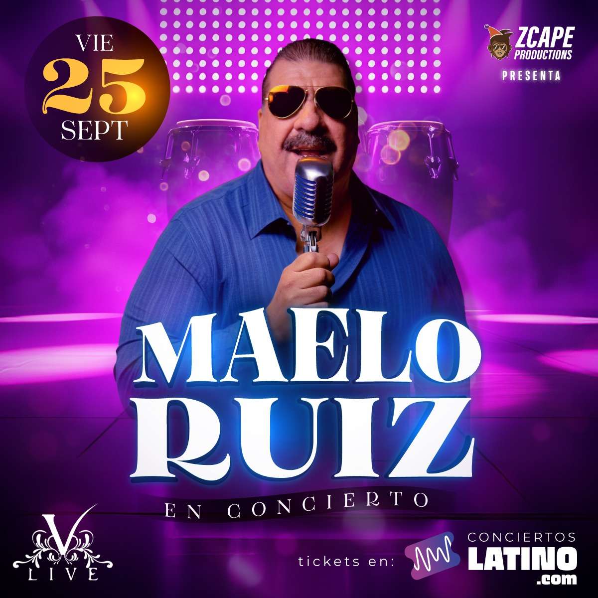 Maelo Ruiz en Chicago at V Live Chicago - Chicago - Sep 25, 2026