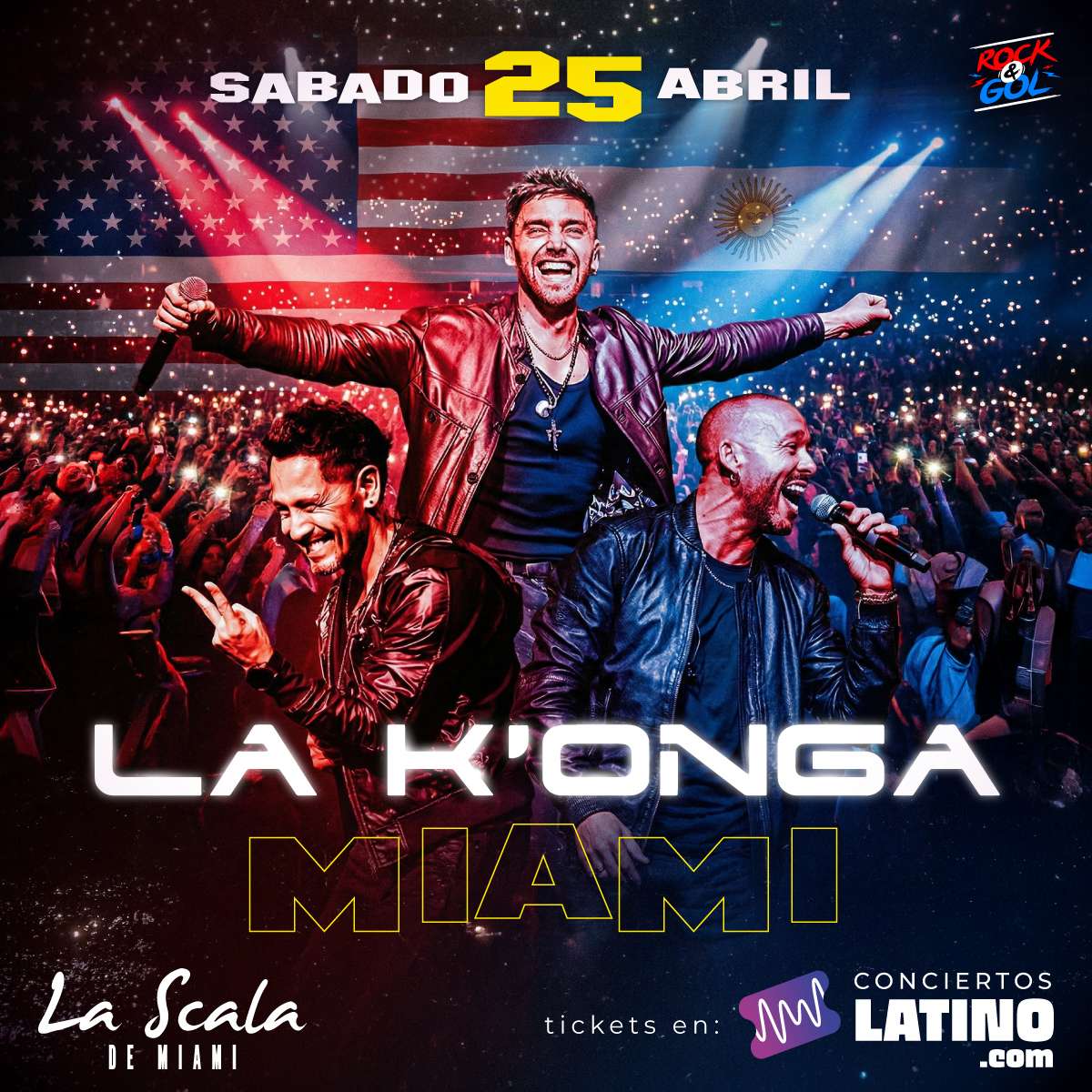 La Konga en vivo en Miami at La Scala de Miami - Miami - Apr 25, 2026