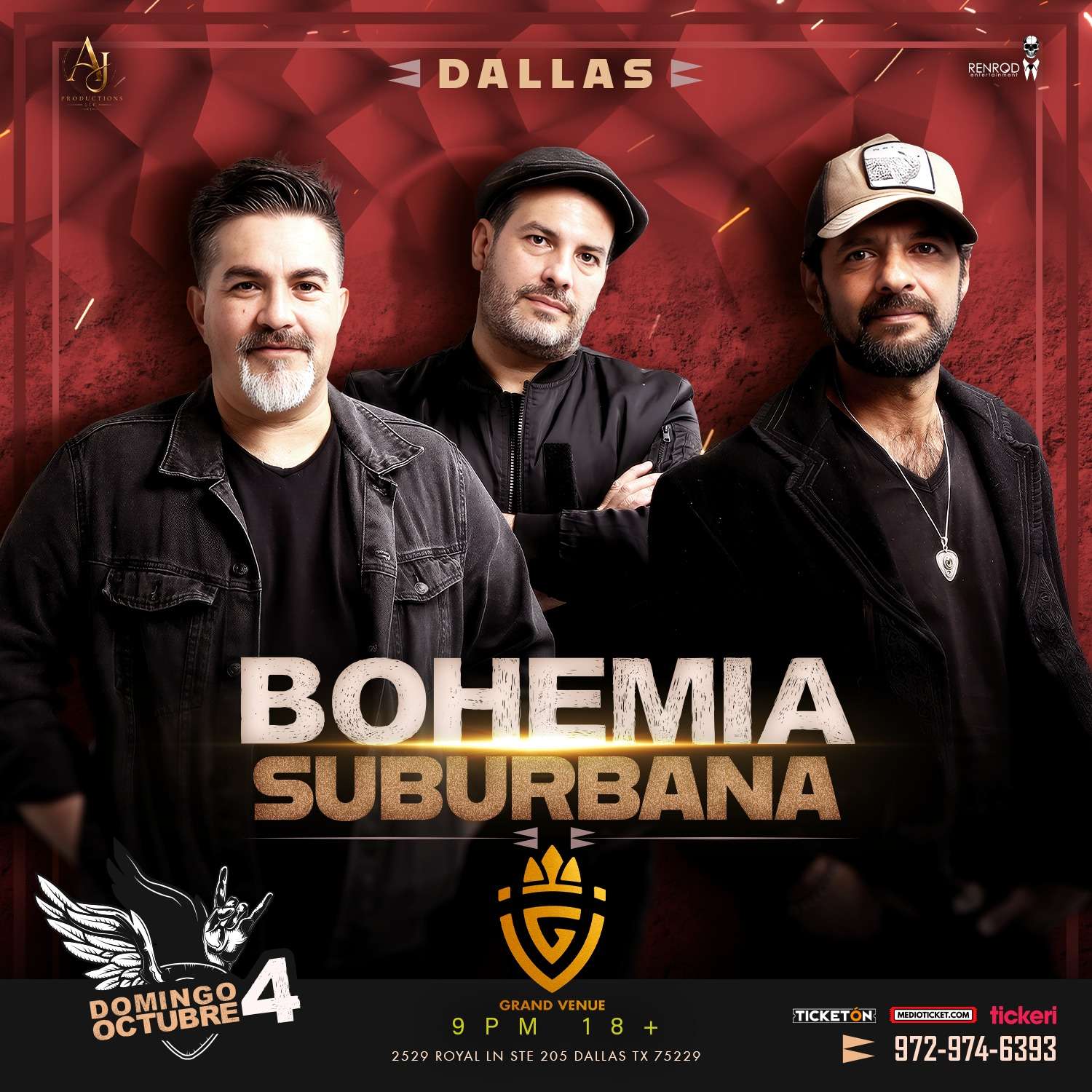 Bohemia Suburbana en Dallas at Grand Venue - Dallas - Oct 04, 2026
