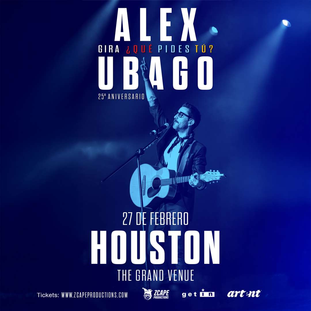 Alex Ubago en concierto en Houston at The Grand Venue Event Center - Katy - Feb 27, 2026