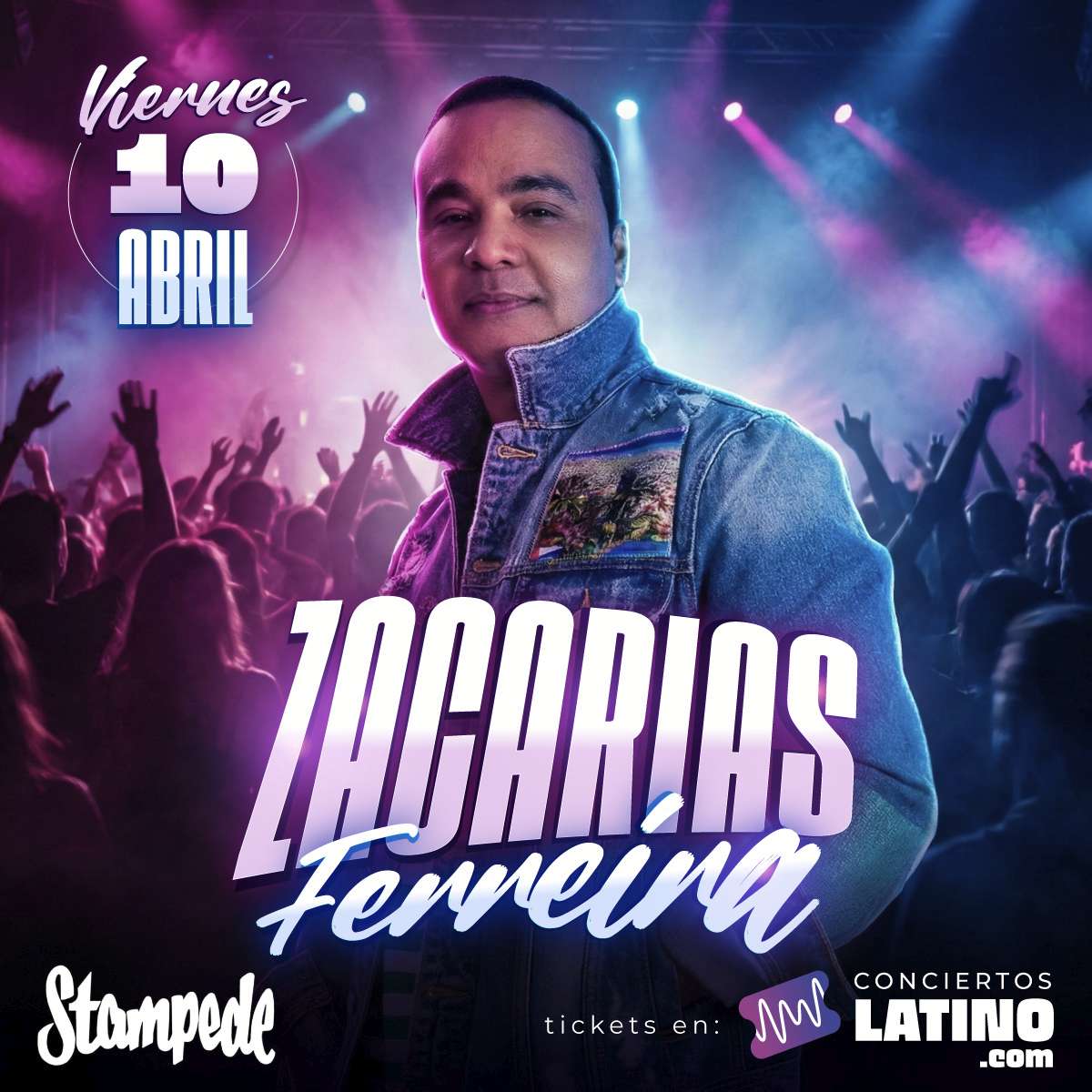 Zacarias Ferreira en Concierto en Denver at Stampede - Aurora - Apr 10, 2026