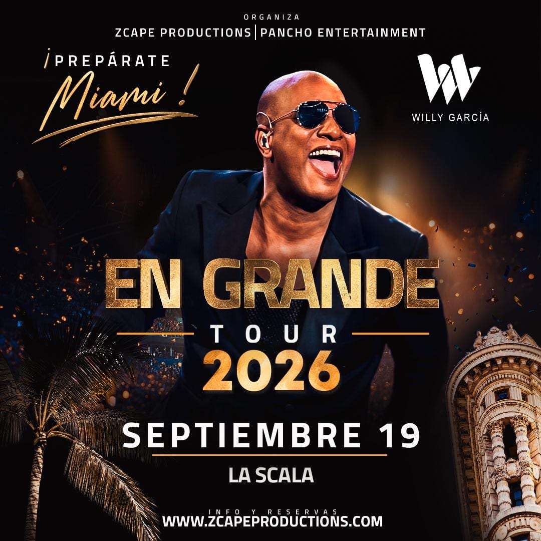 Willy Garcia en Miami at La Scala de Miami - Miami - Sep 19, 2026