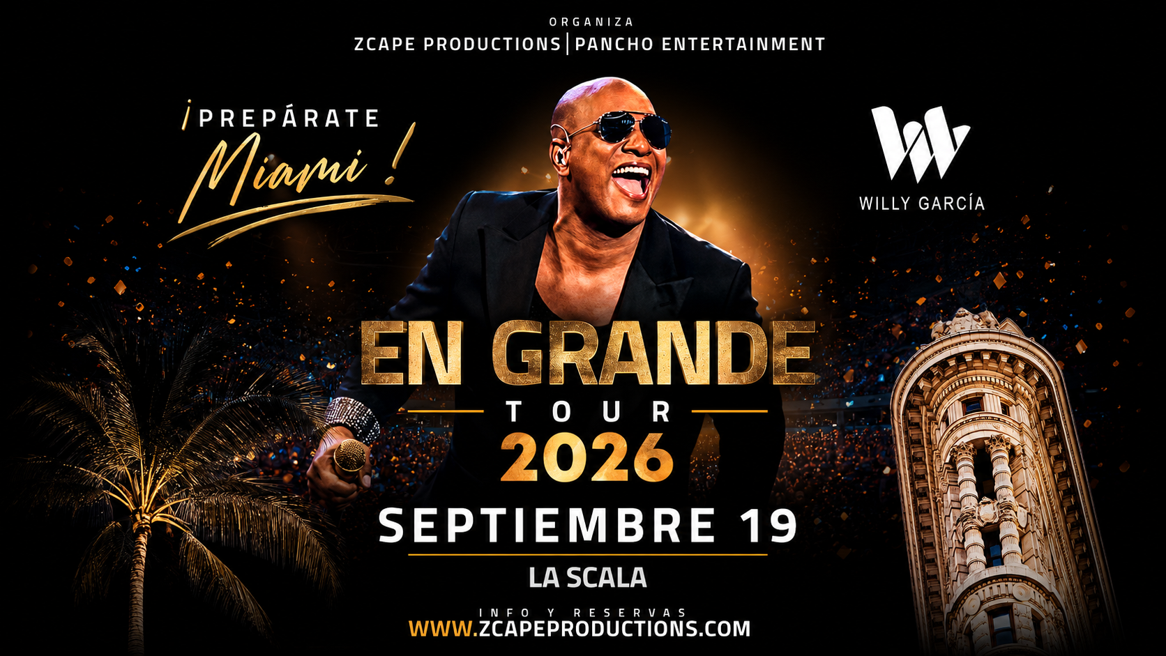 Willy Garcia en Miami at La Scala de Miami - Miami - Sep 19, 2026
