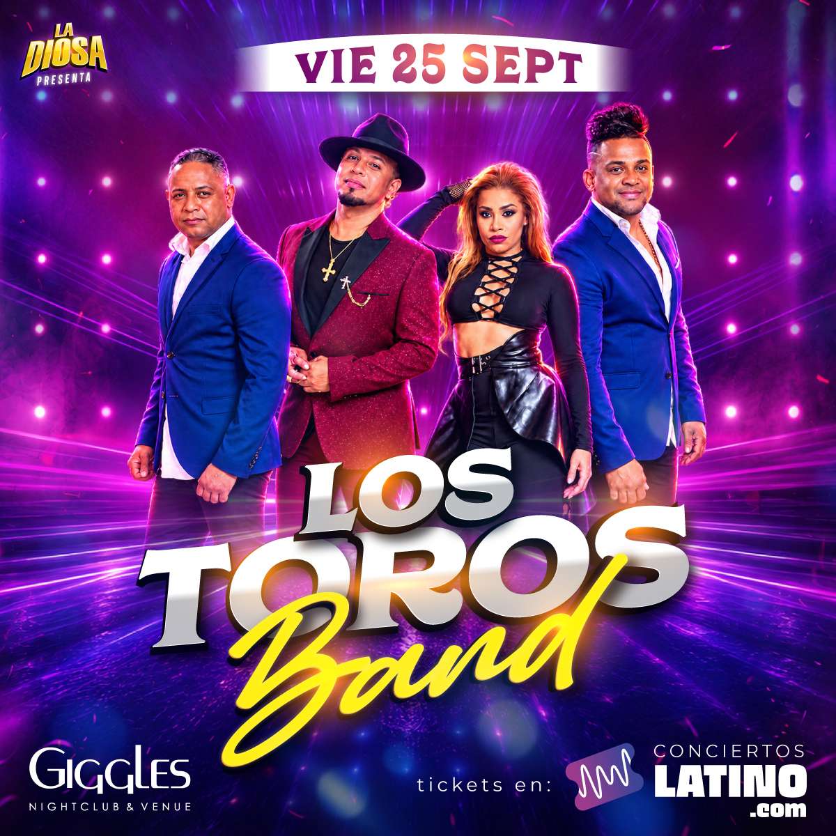 Los Toros Band en vivo en Los Angeles at Giggles Night Club - Glendale - Sep 25, 2026