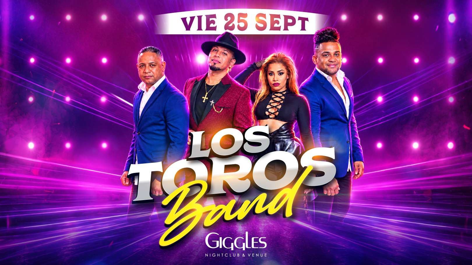 Los Toros Band en vivo en Los Angeles at Giggles Night Club - Glendale - Sep 25, 2026