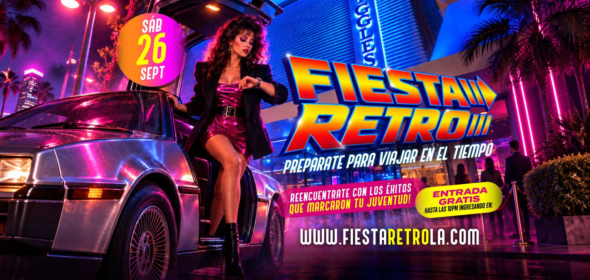 FIESTA RETRO | 80s y 90s at Giggles Night Club - Glendale - Sep 26, 2026