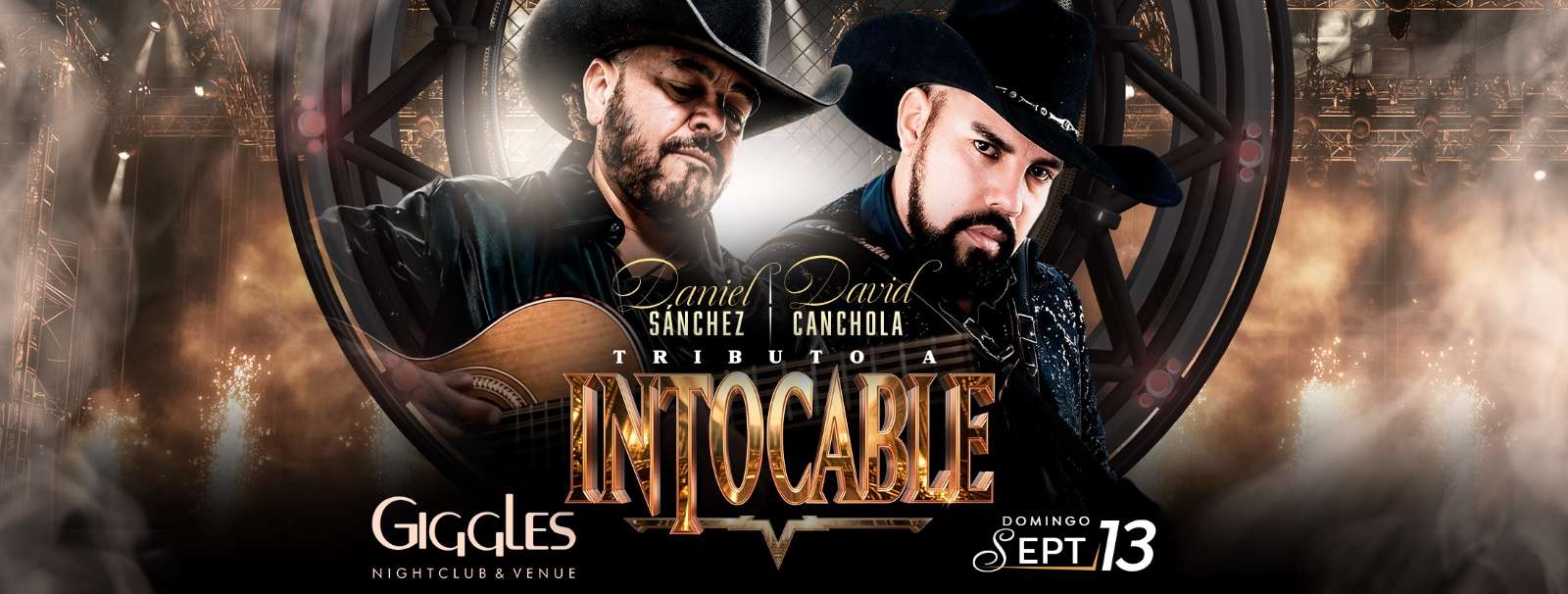 Tributo a INTOCABLE - Daniel Sanchez y David Canchola - en Los Angeles at Giggles Night Club - Glendale - Sep 13, 2026