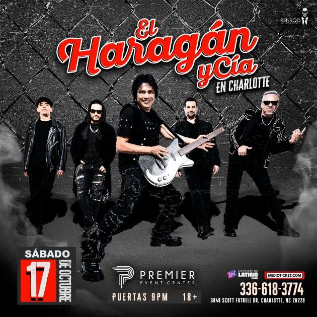 El Haragan y Cia en Charlotte at Premier Event Center - Charlotte - Oct 17, 2026