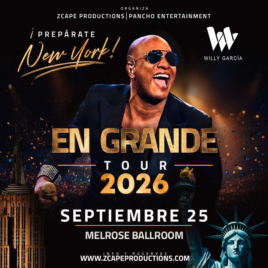 Willy Garcia en New York at Melrose Ballroom - Queens - Sep 25, 2026
